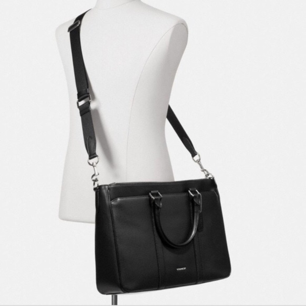 EUC Coach Perry Metropolitan Tote F59141 Black
